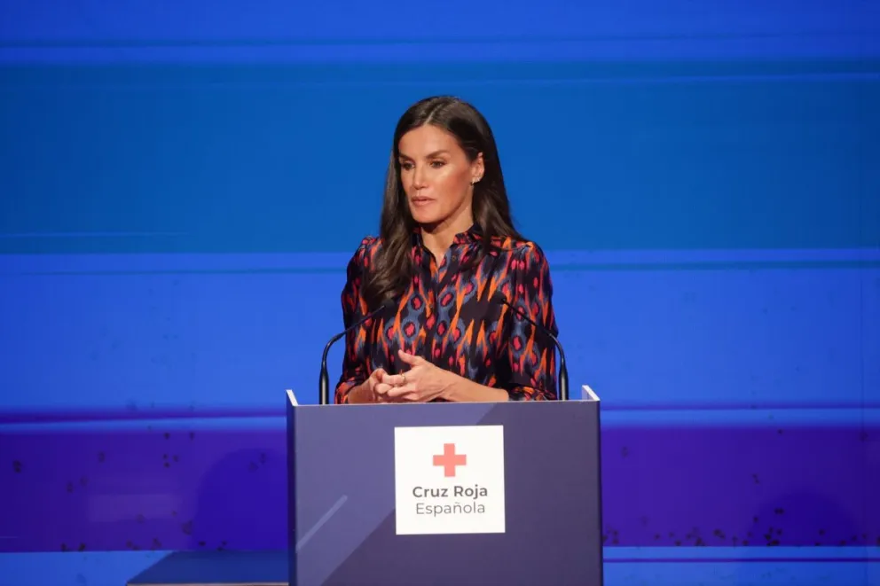 Sofisticado y primaveral: este es el espectacular look con el que la reina Letizia reapareció en Madrid