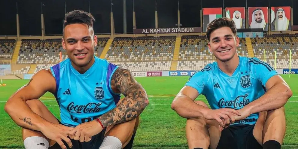 Sale a la luz lo que hablaron Julián Álvarez y Lautaro Martínez antes de disputar la final de Champions