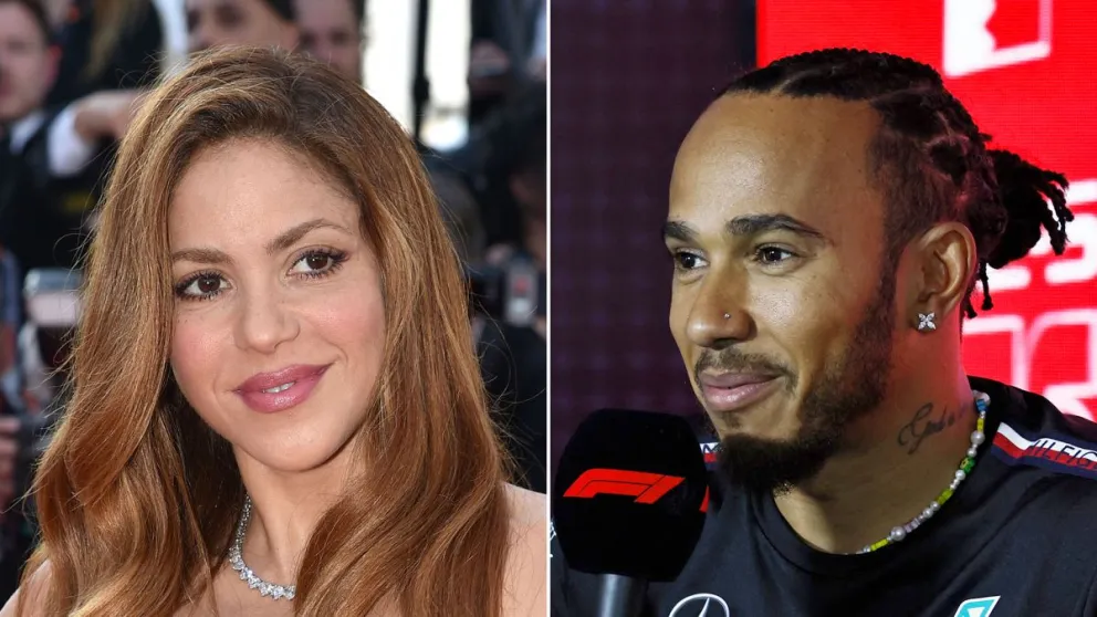 Shakira no fue su única conquista: te contamos las famosas que fueron parejas del piloto Lewis Hamilton