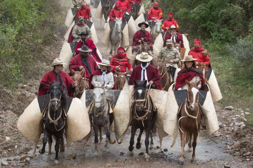 Se realiza cabalgata gaucha en conmemoración de los 202 años de la muerte del general Güemes