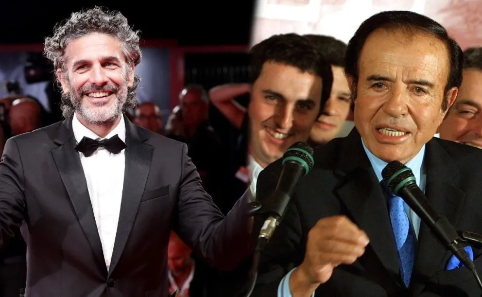 Comenzó a grabarse la serie de Carlos Menem: increíbles y reveladoras imágenes de Leo Sbaraglia