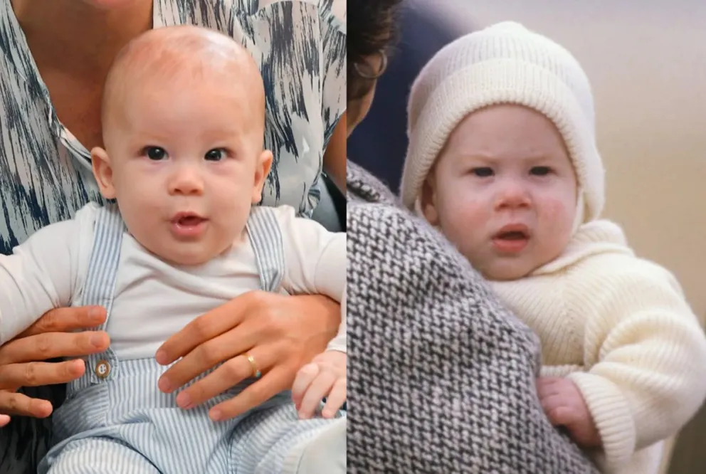 El incréible parecido entre el príncipe Archie y Augusto, hijo de Eugenia de York, que conmociona las redes