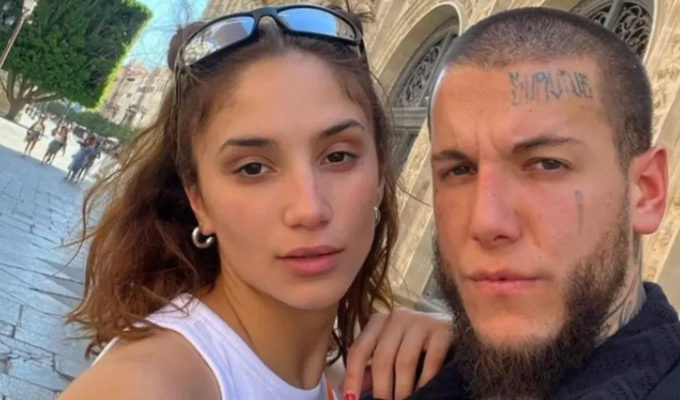 Melody Luz y Alex Caniggia presentaron a Vincenzo, su hijo: esta es la tierna imagen que compartieron