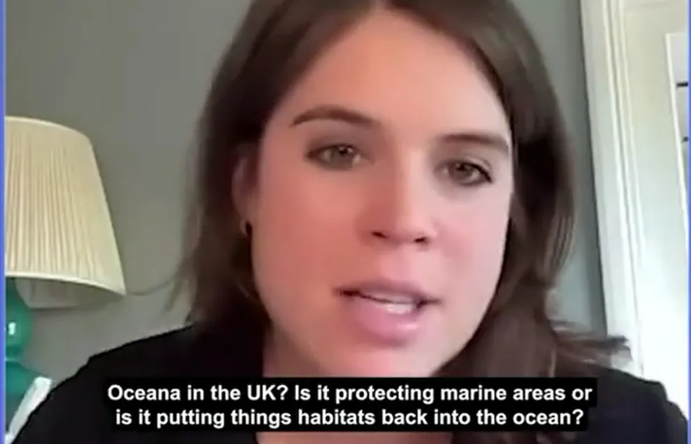 El nuevo proyecto de Eugenia de York que busca reducir la contaminación en los océanos