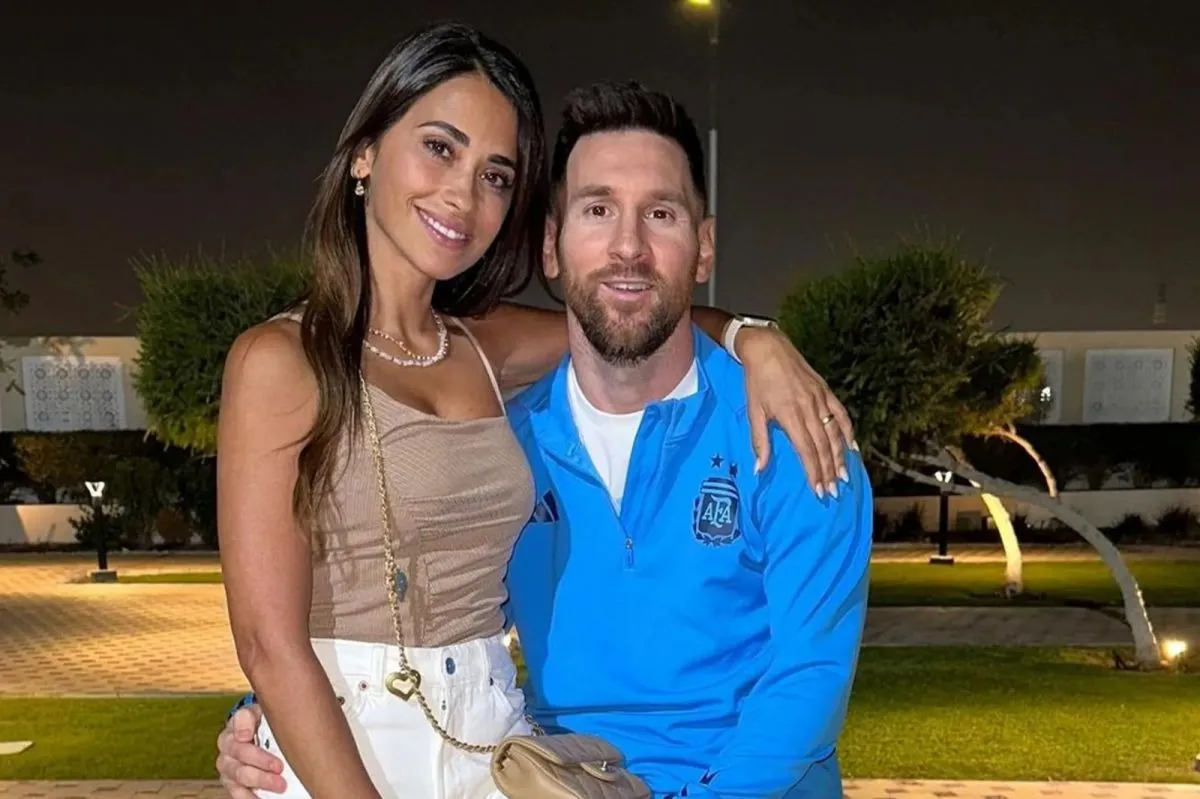 Antonela Roccuzzo y Lionel Messi