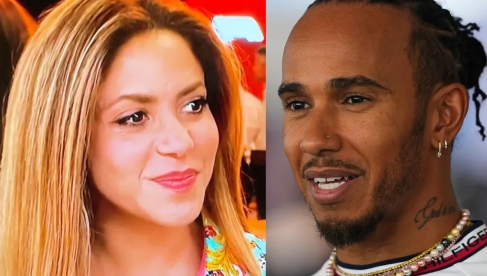 Esta es la mujer que siempre aconseja a Lewis Hamilton sobre cómo conquistar a Shakira