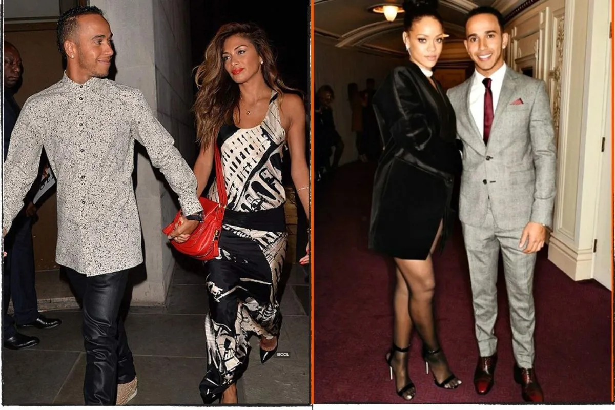 Lewis Hamilton y sus exparejas