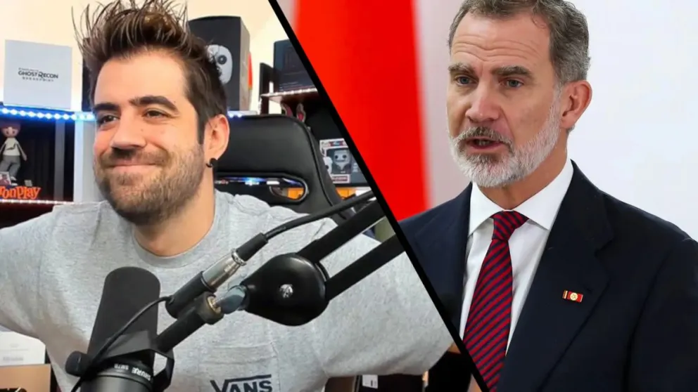 ¿AuronPlay a punto de ser cancelado en España? Esto dijo el Rey Felipe VI sobre el streamer