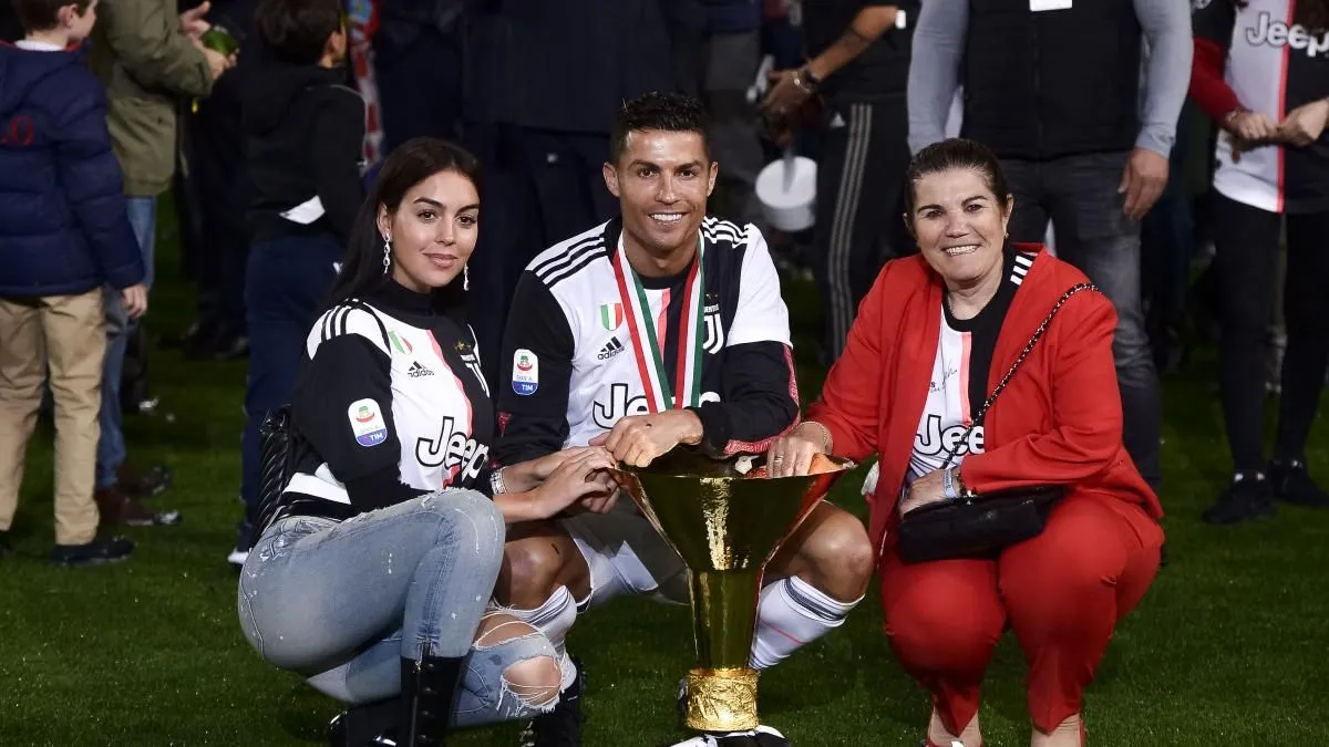 Georgina Rodr&iacute;guez, Cristiano Ronaldo y Dolores Aveiro