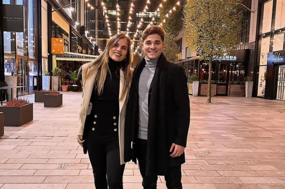 Julián Álvarez generó preocupación en sus seguidores tras publicar este video con Emilia Ferrero