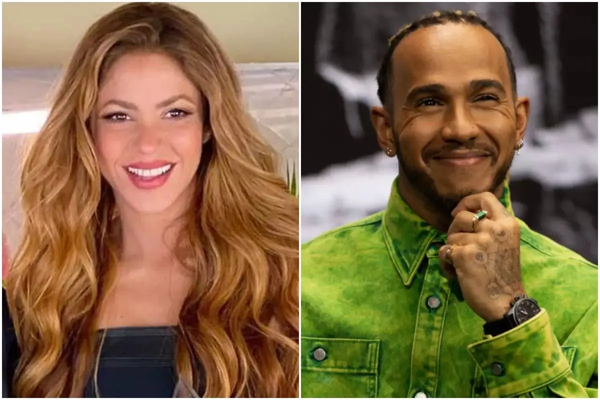 Shakira y Lewis Hamilton