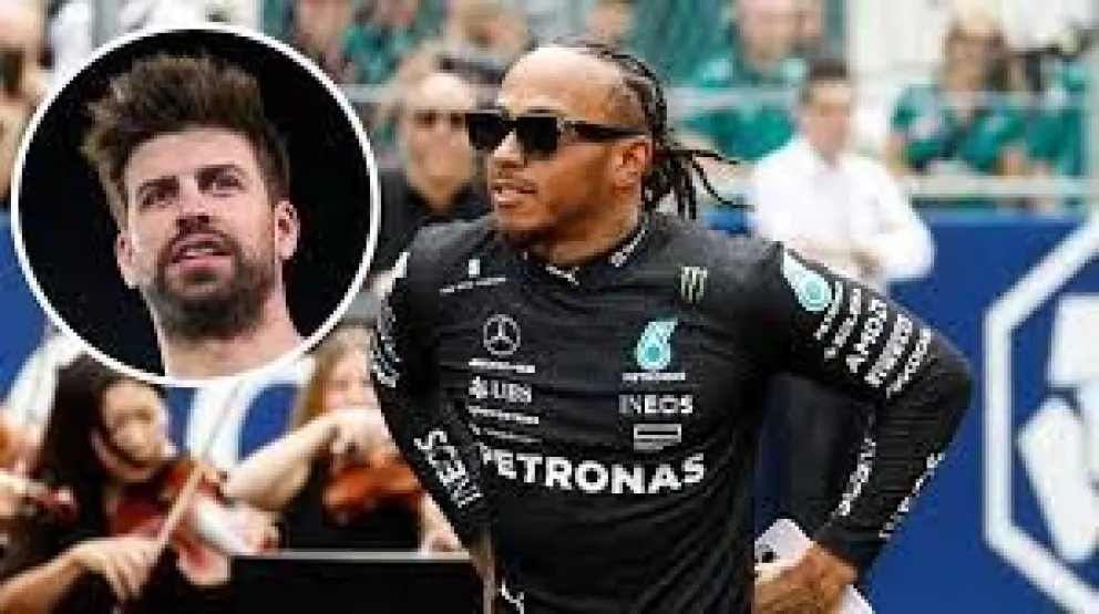 Lewis Hamilton en esto se parece mucho a Gerard Piqué: Shakira repite el mismo error