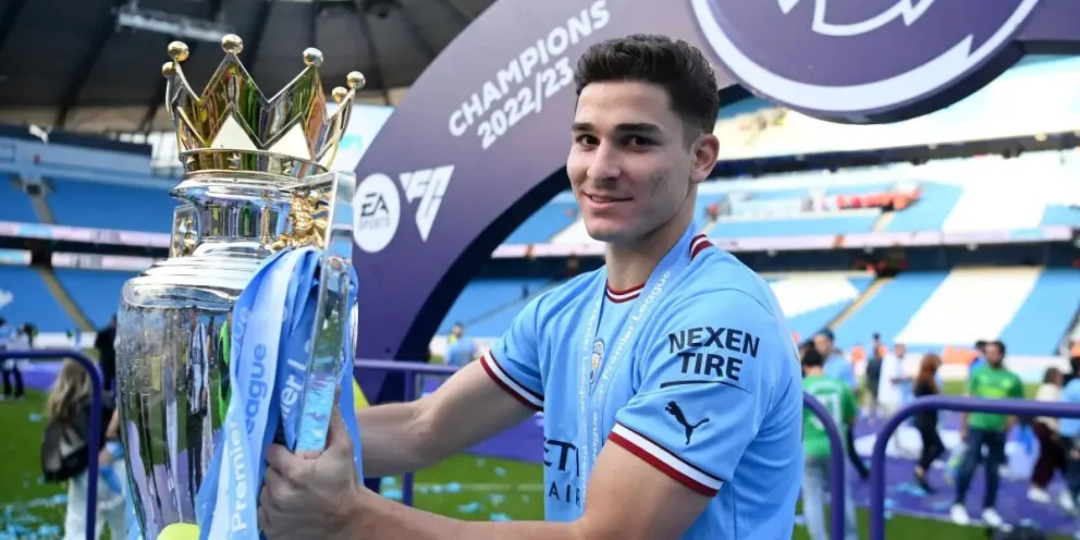 Julián Álvarez se refirió a la decisión de Pep Guardiola de no ponerlo en la final de Champions 