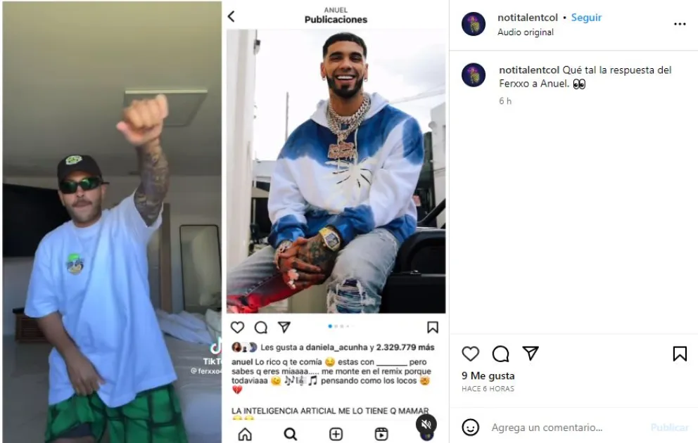 Respuesta de Feid a Anuel