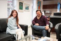 Salta: Bettina Romero estuvo junto a Gustavo Sáenz para avanzar en importantes obras y proyectos 