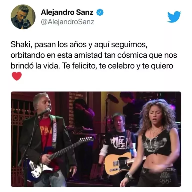 Pruebas de amor Shakira y Sanz