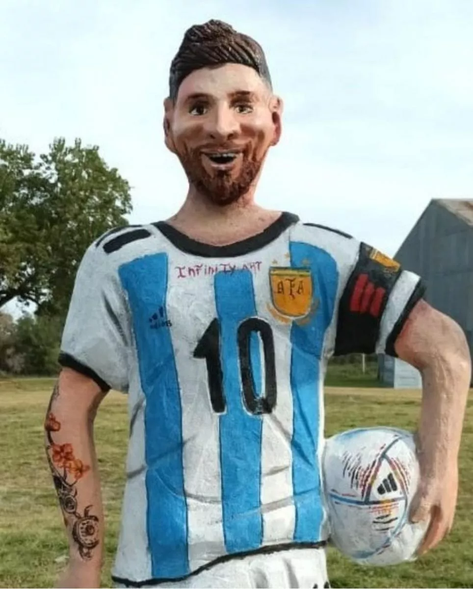 Estatua Lionel Messi