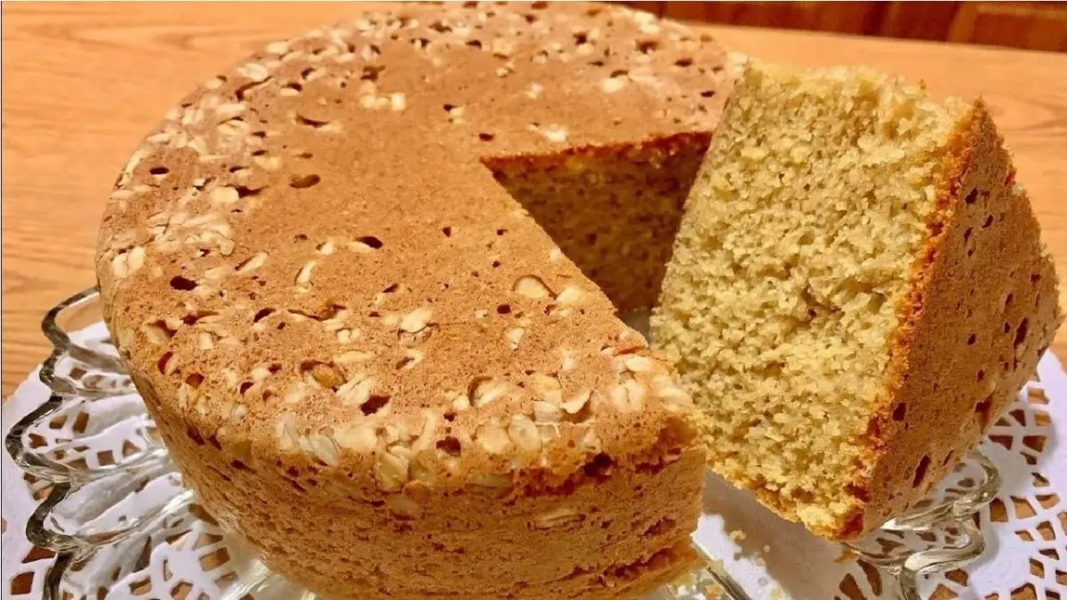 bizcocho de avena y naranja