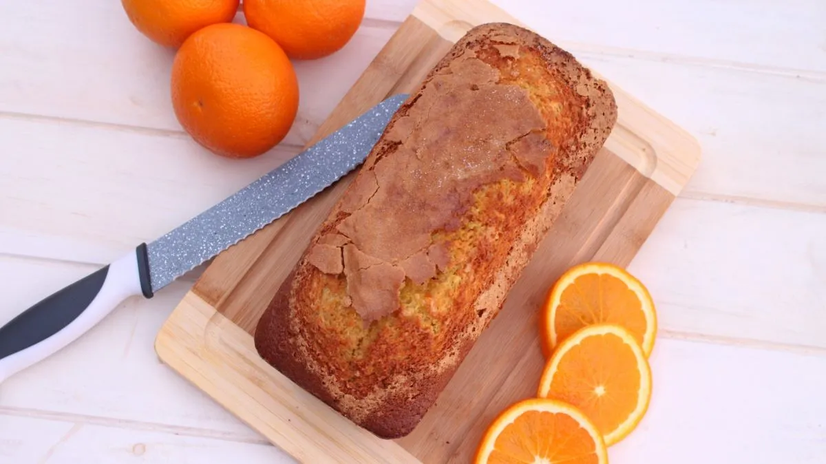 bizcocho de avena y naranja