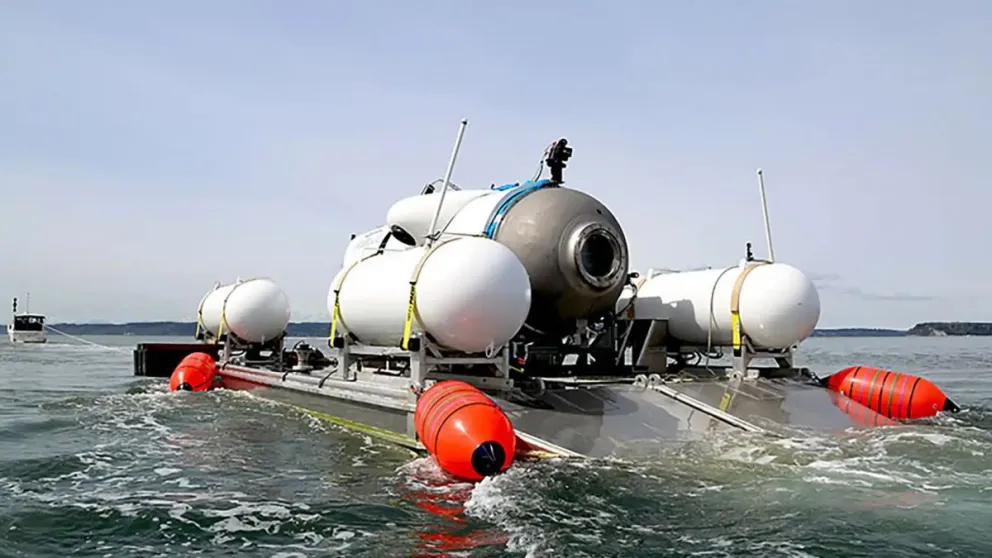 Hallaron los escombros del submarino perdido en las ruinas del Titanic