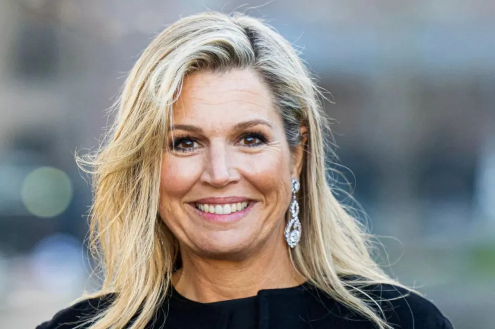 Descubrí el vestido que la reina Máxima de Holanda recicló en Bélgica: no pasó nada desapercibida