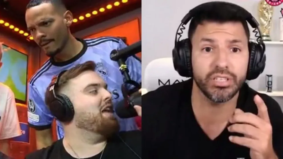  El Kun Agüero sigue furioso tras su pela con "Will" el streamer: su novia lo tuvo que frenar en vivo