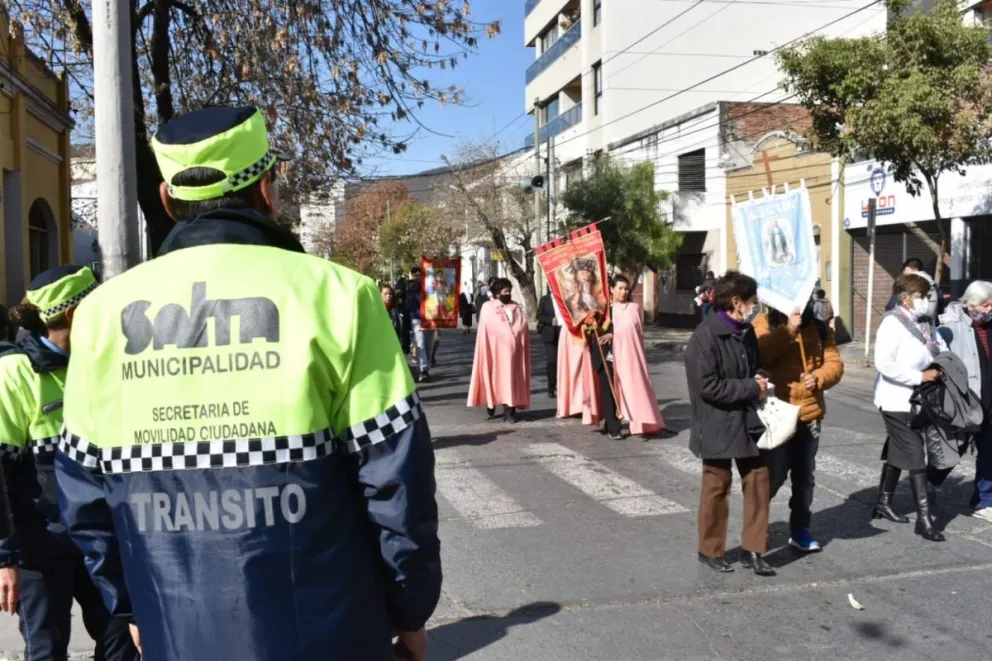 Por la Fiesta del Socorrito de los Niños, estos serán los cortes de tránsito en la ciudad de Salta 